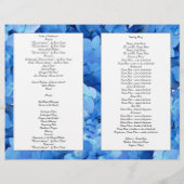 Programme de mariage chrétien catholique Bigleaf H (Dos)