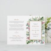Programme de mariage chrétien d'Ava pour Noël (Debout devant)