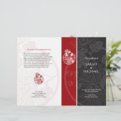 Programme de mariage Chrysanthemum Circulaire (Debout devant)