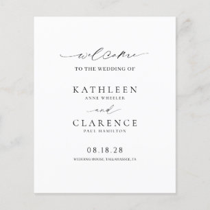 Programme de mariage classique traditionnel simple