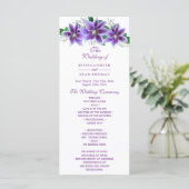 Programme de mariage Classy Chic Clematis (Debout devant)
