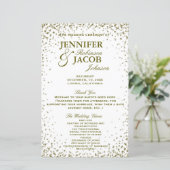 Programme de mariage | Confetti Parties scintillan (Debout devant)