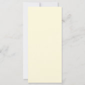 Programme de mariage crémeux (Dos)