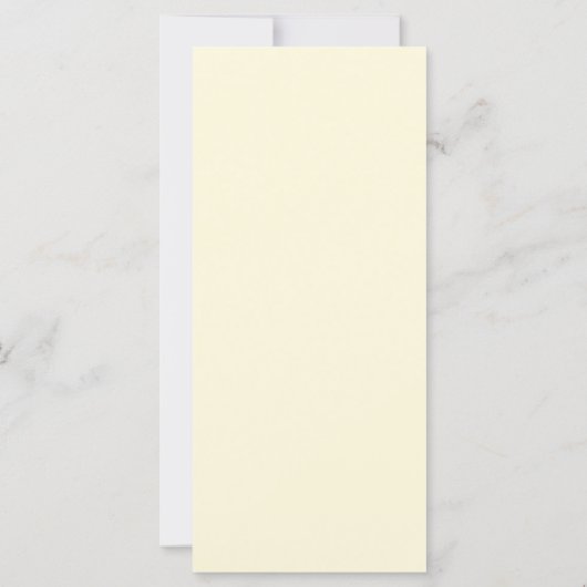 Programme de mariage crémeux (Dos)