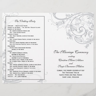 Programme de mariage Custom_Pewter