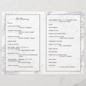 Programme de mariage Custom_Pewter (Dos)