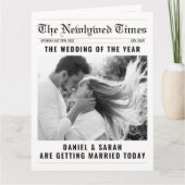 Programme de mariage dans les journaux Info Word R (Devant)