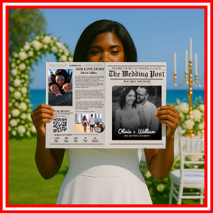 Programme de mariage dans un journal Mariage moder