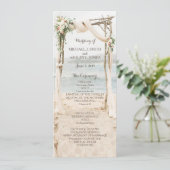 Programme de mariage d'arbor de plage (Debout devant)