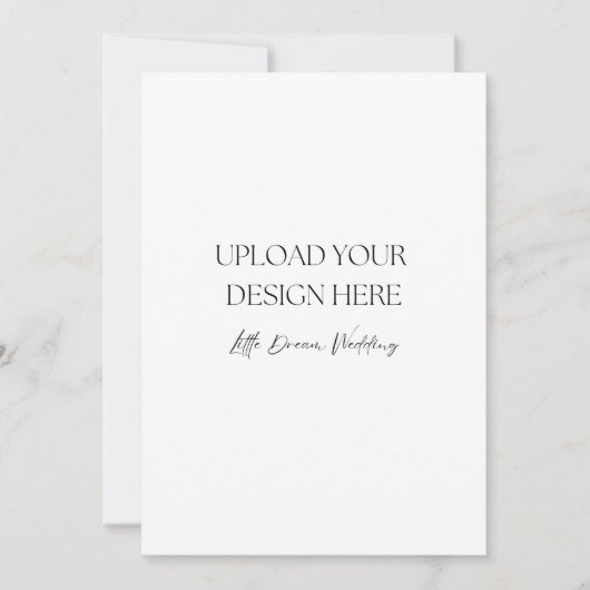 Programme de mariage de 5 x 7 pouces, double face (Devant)