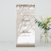 Programme de Mariage de automne de chêne Brown (Debout devant)