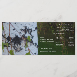 Programme de mariage de Birch Weeping