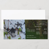 Programme de mariage de Birch Weeping (Devant / Derrière)