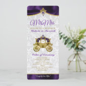 Programme de mariage de conte de fée royal (Debout devant)