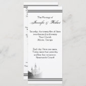 Programme de mariage de destination de la Nouvelle (Devant / Derrière)