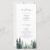 Programme de mariage de destination des pins d'eau (Devant)