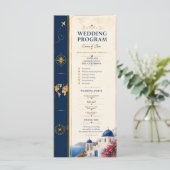 Programme de mariage de destination Navy Gold (Debout devant)