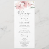 Programme de mariage de fleurs de cerisiers de pri (Devant)