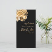 Programme de mariage de fleurs neutres - (Debout devant)