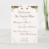 Programme de mariage de grâce catholique (Devant)