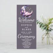 Programme de mariage de la lune de croissant bleu (Debout devant)