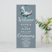 Programme de mariage de la lune de croissant bleu (Debout devant)