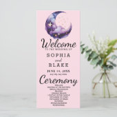 Programme de mariage de la lune de croissant bleu (Debout devant)