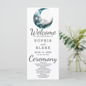 Programme de mariage de la lune de croissant bleu (Debout devant)