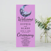 Programme de mariage de la lune de croissant bleu (Debout devant)