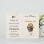 Programme de mariage de la messe latine de Notre-D (Debout devant)