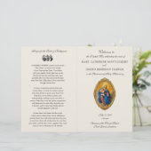 Programme de mariage de la messe latine de Notre-D (Debout devant)