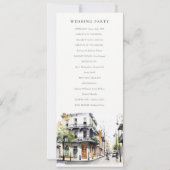 Programme de mariage de la Nouvelle-Orléans en Lou (Dos)