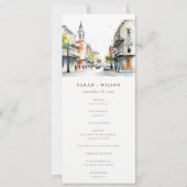 Programme de mariage de la Nouvelle-Orléans en Lou (Devant)