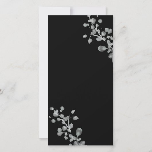 Programme de mariage de laque noire (Dos)