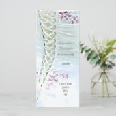 Programme de mariage de l'église de la robe blanch (Debout devant)