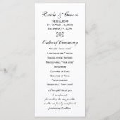 Programme de mariage de perles blanches et de dent (Dos)