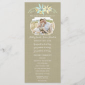 Programme de mariage de photos de printemps et de (Devant)