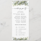 Programme de mariage de plantes vertes (Dos)