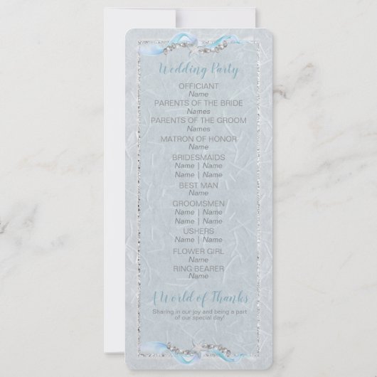 Programme de mariage de poisson étoilé (Dos)