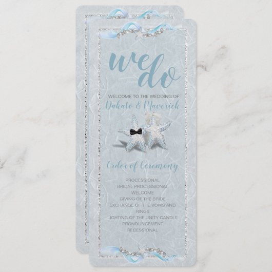 Programme de mariage de poisson étoilé (Devant / Derrière)