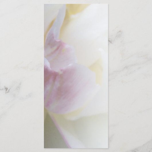 Programme de mariage de printemps pour les fleurs  (Dos)