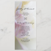 Programme de mariage de printemps pour les fleurs  (Devant)