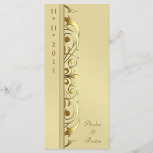 Programme de mariage de rouleau de Grande