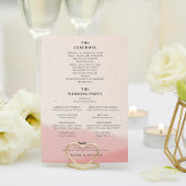 Programme de mariage de script Gras Flush Flush Mi