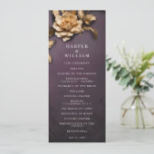 Programme de mariage de théâtre vintage (Debout devant)