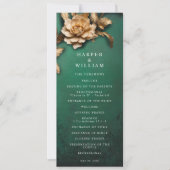 Programme de mariage de théâtre vintage (Devant)