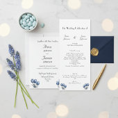 Programme de mariage Delft Blue Tulip