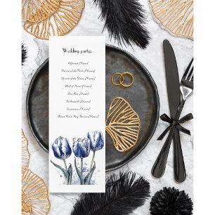 Programme de mariage Delft Blue Tulip