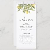 Programme de mariage des agrumes de citron CITRON (Devant)