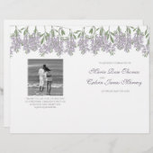 Programme de mariage des bactéries peintes (Devant / Derrière)